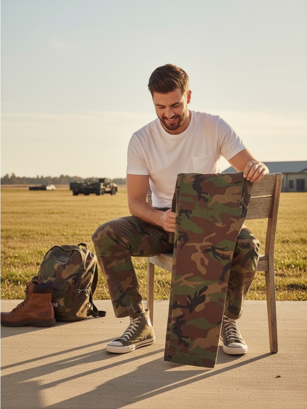 Ralph Lauren Men's Woodland Camo Pants - Green/Brown the classic polo chino